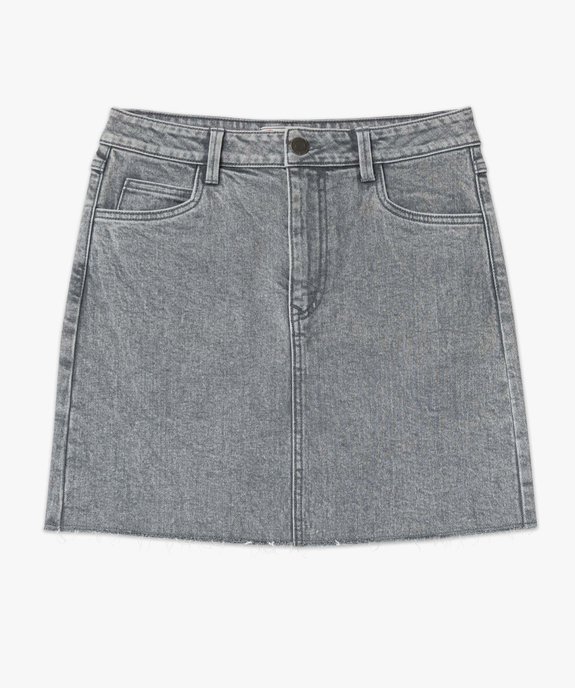 Jupe en jean femme avec finition sans coutures – Camps United vue4 - CAMPS UNITED - GEMO