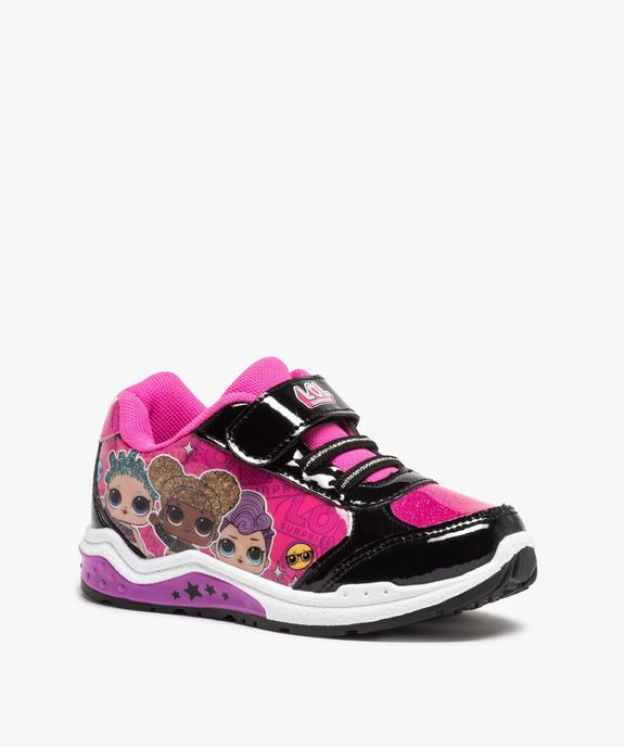Baskets fille bicolores avec semelle clignotante – LOL vue2 - LOL - GEMO