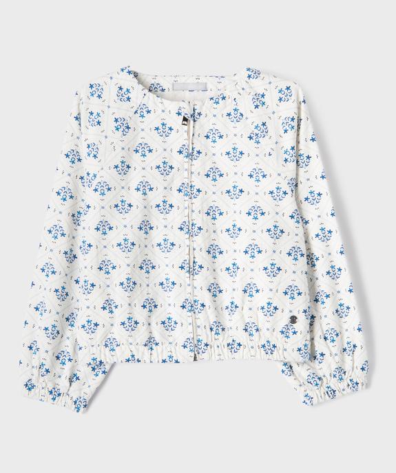 Blouson léger à motifs fleuris fille - LuluCastagnette vue1 - LULUCASTAGNETTE - GEMO