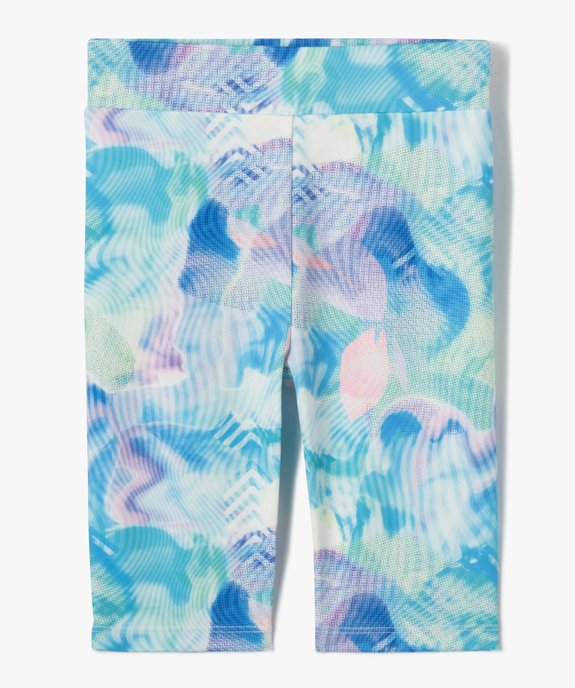 Leggings fille court à motifs abstraits vue1 - GEMO (ENFANT) - GEMO