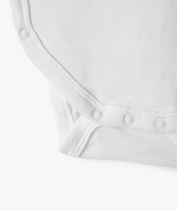 Body bébé à manches longues ouverture croisée uni (lot de 3) - GEMO 4G BEBE Body bébé à manches longues ouverture croisée uni (lot de 3) vue2 - GEMO 4G BEBE - GEMO