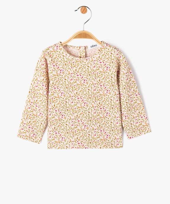 Ensemble 2 pièces bébé fille : robe + tee-shirt à manches longues vue3 - GEMO 4G BEBE - GEMO
