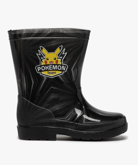 Bottes de pluie garçon à semelle crantée - Pokemon vue1 - POKEMON - GEMO