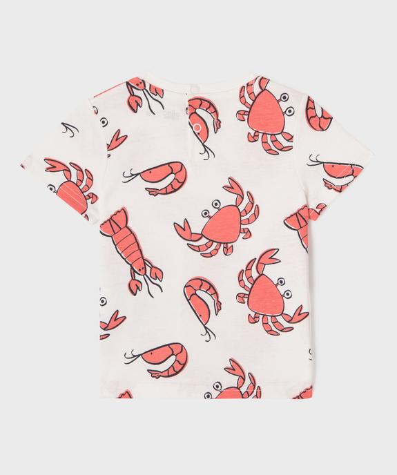 Tee-shirts manches courtes imprimés bébé garçon (lot de 2) vue3 - GEMO 4G BEBE - GEMO