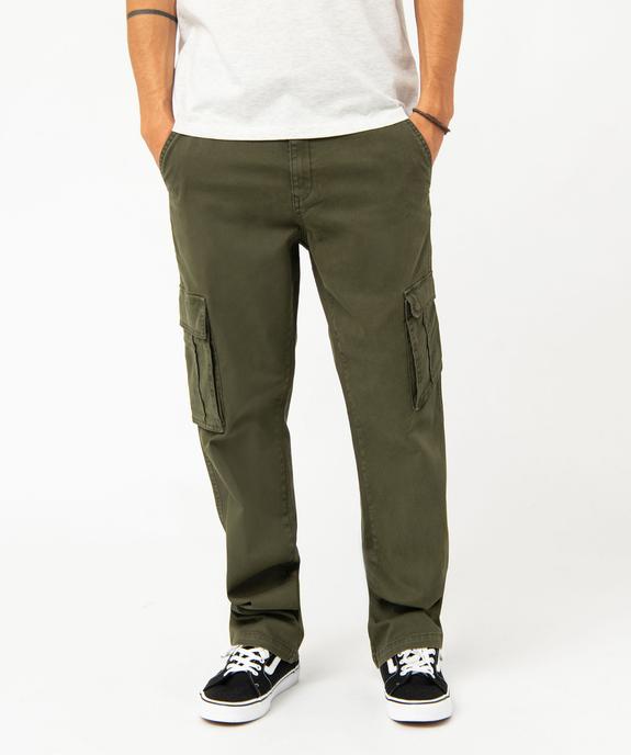 Pantalon cargo coupe regular homme vue2 - GEMO 4G HOMME - GEMO