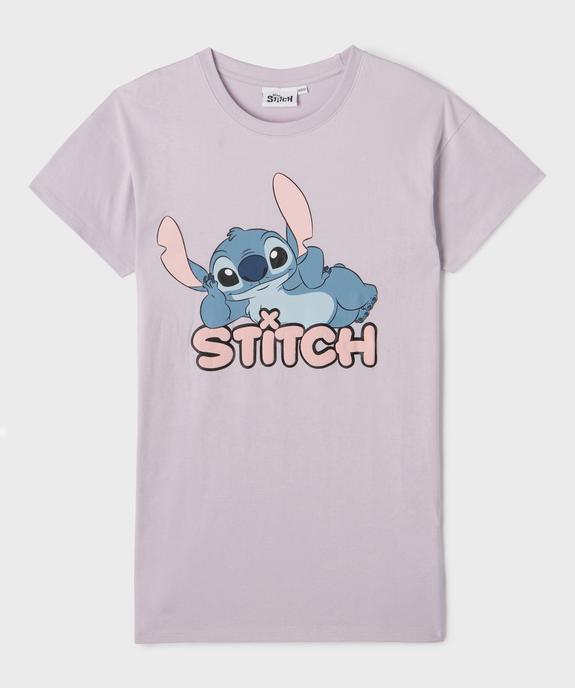 Chemise de nuit en coton à motif Stitch fille - Disney vue1 - LILO & STITCH - GEMO