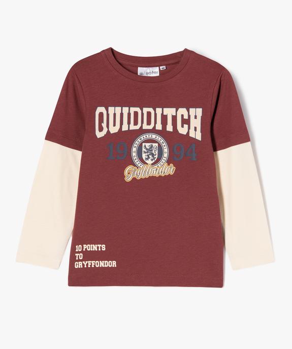Tee-shirt droit effet 2-en-1 garçon - Harry Potter vue2 - HARRY POTTER - GEMO