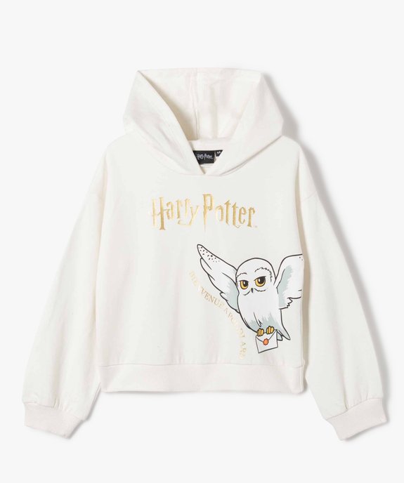 Sweat fille court à capuche avec motif - Harry Potter vue1 - HARRY POTTER - GEMO