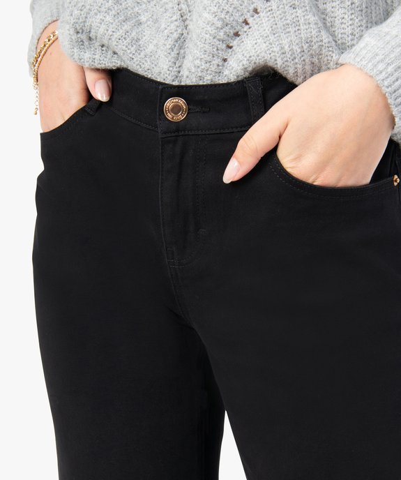 Jean femme coupe regular noir - Longueur L30 vue2 - GEMO(FEMME PAP) - GEMO