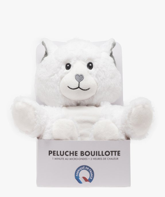 Peluche bouillotte chat à chauffer au micro-ondes vue1 - AUTRES MARQUES - GEMO