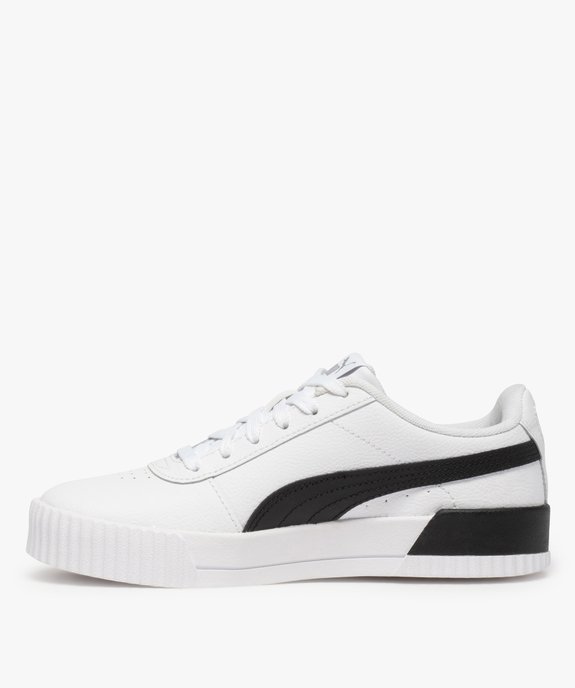 Baskets femme dessus cuir à lacets - Puma Carina L vue3 - PUMA - GEMO