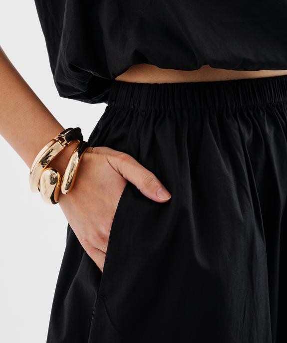 Jupe longue ample à motifs femme vue2 - GEMO(FEMME PAP) - GEMO