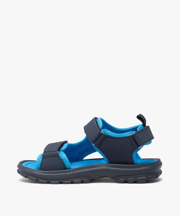 Sandales sport garçon extra légères à scratch vue3 - GEMO (ENFANT) - GEMO