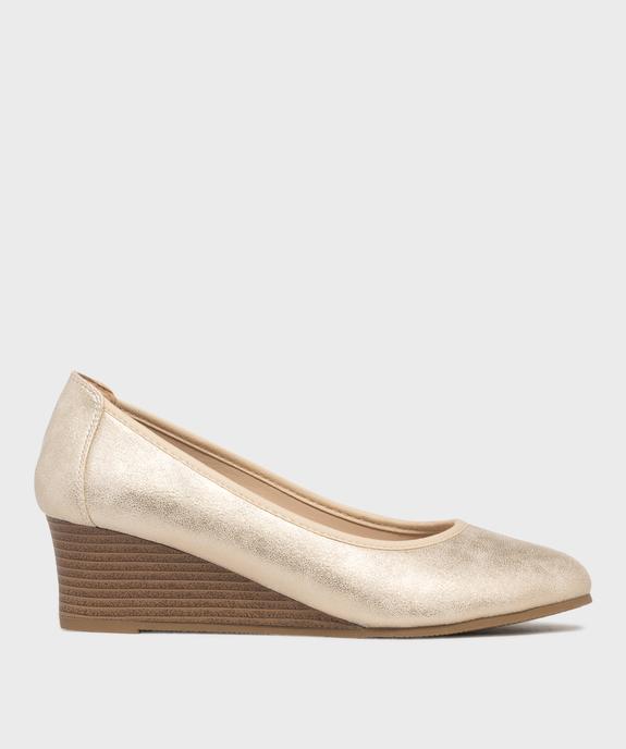 Ballerines irisées à talon compensé femme - Valentina Baldano vue1 - VALENTINA BALDA - GEMO