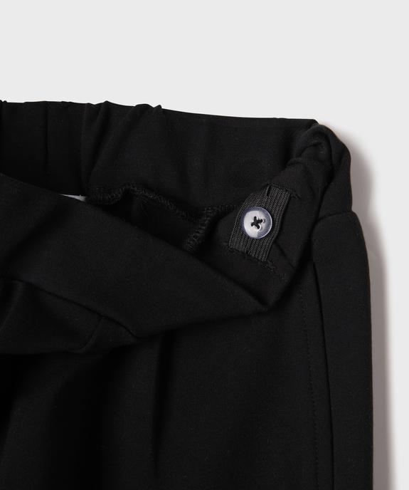 Pantalon large en maille épaisse et extensible fille vue2 - GEMO (ENFANT) - GEMO