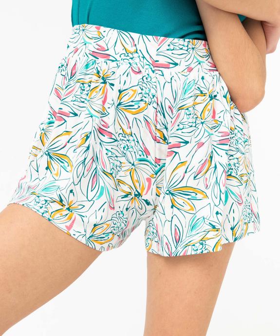 Short de pyjama femme ample à motifs  vue2 - GEMO(HOMWR FEM) - GEMO