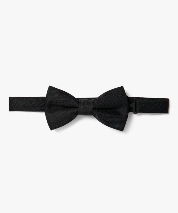 Nœud papillon uni et ajustable homme vue1 - GEMO 4G HOMME - GEMO