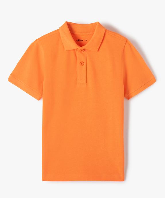 Polo classique manches courtes garçon vue1 - GEMO (ENFANT) - GEMO