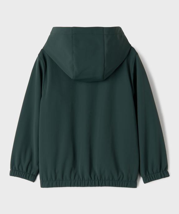 Blouson à capuche doublé polaire garçon vue4 - GEMO (ENFANT) - GEMO
