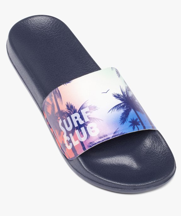 Mules de piscine garçon style surf décor soleil couchant vue5 - GEMO (PLAGE) - GEMO