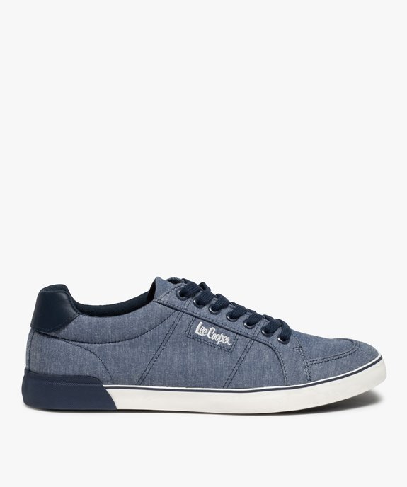 Baskets homme en toile à lacets – Lee Cooper Valmont vue1 - LEE COOPER - GEMO