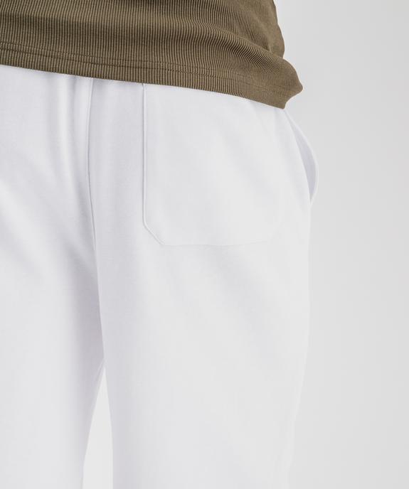 Bermuda en maille French Terry avec taille ajustable homme vue4 - GEMO 4G HOMME - GEMO