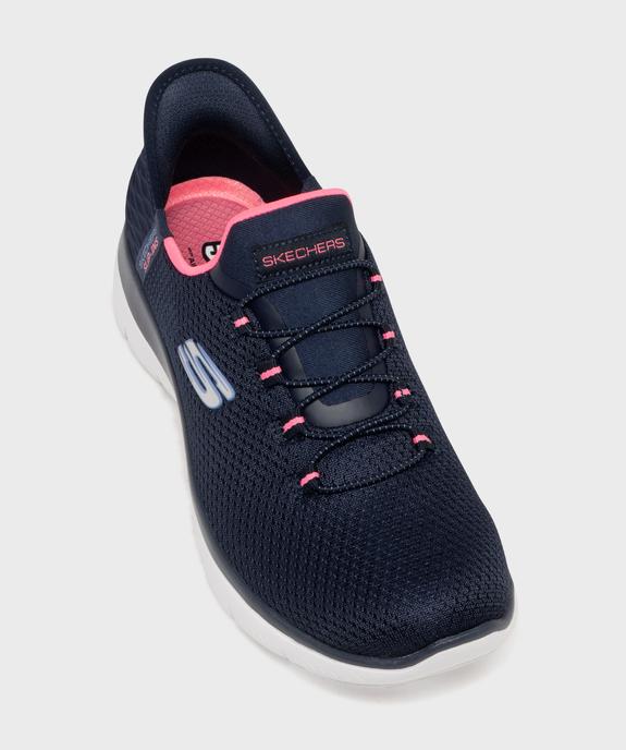 Baskets en mesh faciles à enfiler femme Slip ins Summits - Skechers vue5 - SKECHERS - GEMO