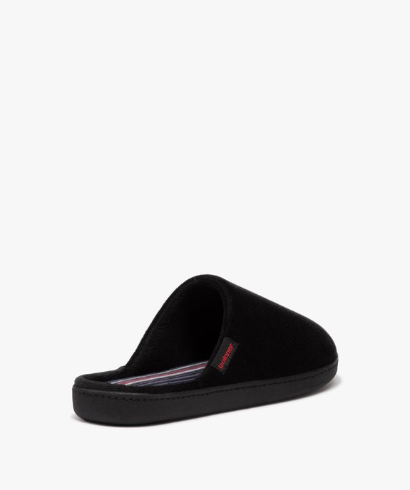 Chaussons homme pantoufles en velours côtelé uni - Isotoner vue4 - ISOTONER - GEMO