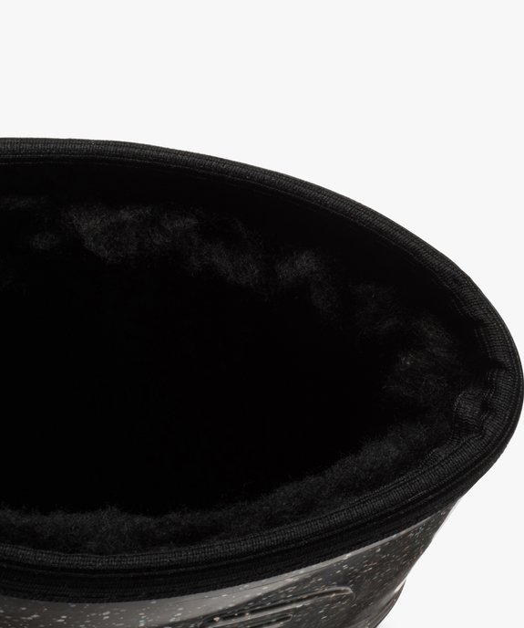 Bottes de pluie femme à paillettes avec doublure chaude vue5 - GEMO (EQUIPT) - GEMO