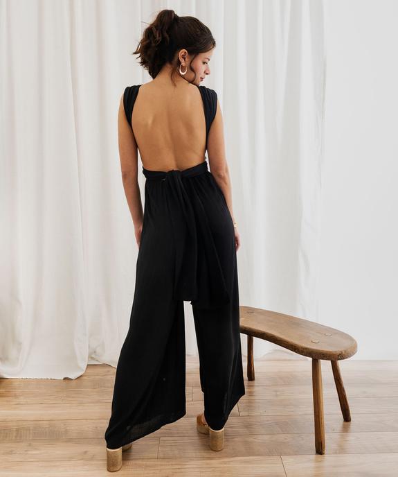 Combinaison pantalon multilook en viscose froissée femme vue5 - GEMO(FEMME PAP) - GEMO