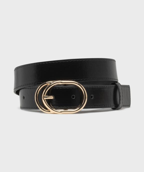 Ceinture unie à boucle fantaisie femme vue1 - GEMO (ACCESS) - GEMO