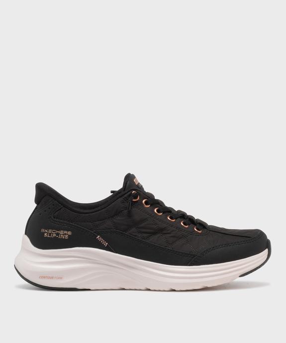 Baskets Slip-ins en toile effet matelassé femme - Skechers  vue1 - SKECHERS - GEMO