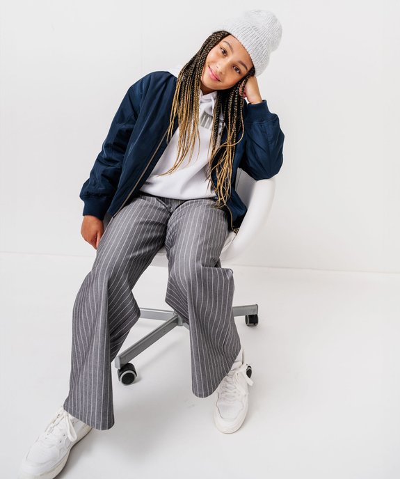 Blouson bomber léger déperlant garçon vue7 - GEMO 4G FILLE - GEMO