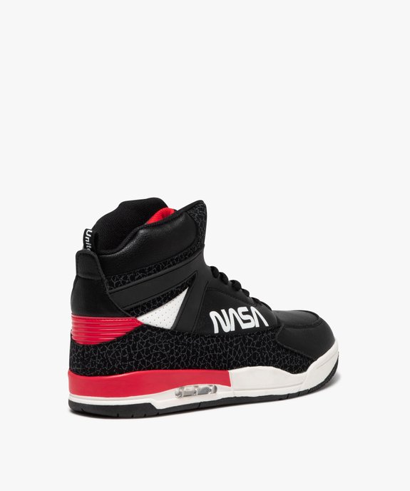 Baskets homme mid-cut à lacets avec semelle à bulle d'air - NASA vue5 - NASA - GEMO