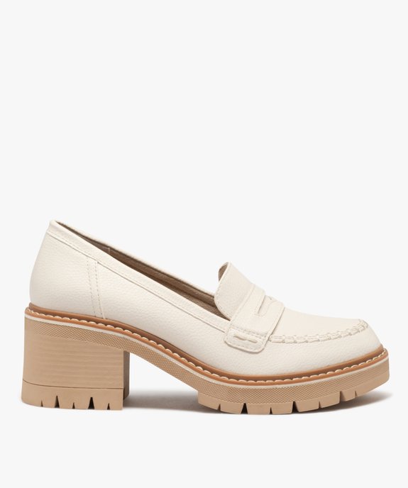 Mocassins femme avec épaisse semelle crantée - 5 Miles vue2 - 5 MILES - GEMO