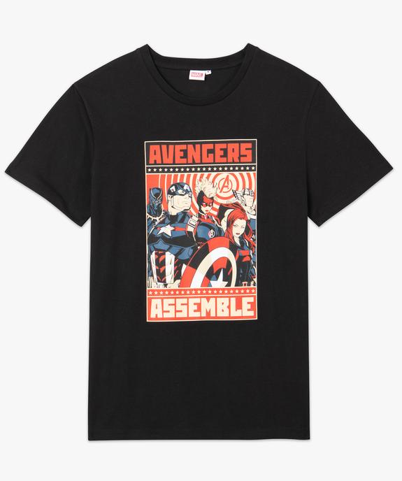 Tee-shirt homme avec motif Avengers - Marvel vue4 - MARVEL - GEMO