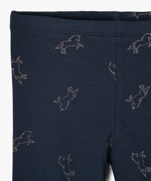 Legging fille long détail girly vue2 - GEMO (ENFANT) - GEMO