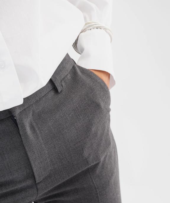 Pantalon de tailleur coupe fuselée femme vue3 - GEMO(FEMME PAP) - GEMO