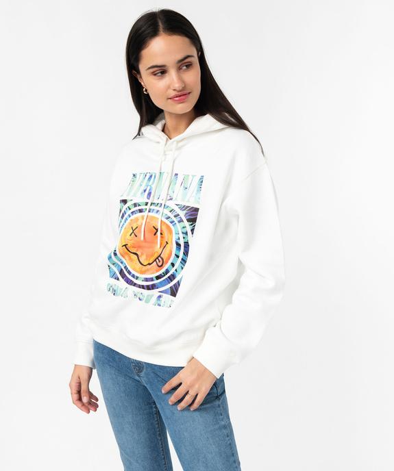 Sweat à capuche avec motif XXL femme - Nirvana vue1 - NIRVANA - GEMO