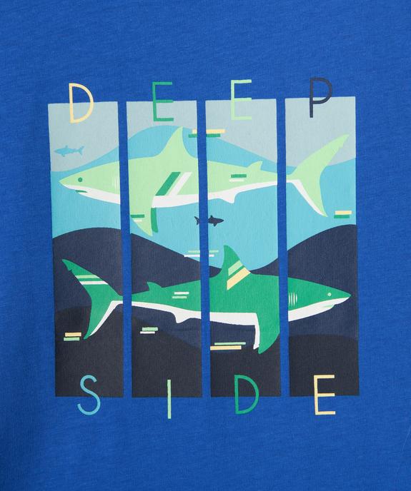 Tee-shirt imprimé estival garçon vue2 - GEMO (ENFANT) - GEMO