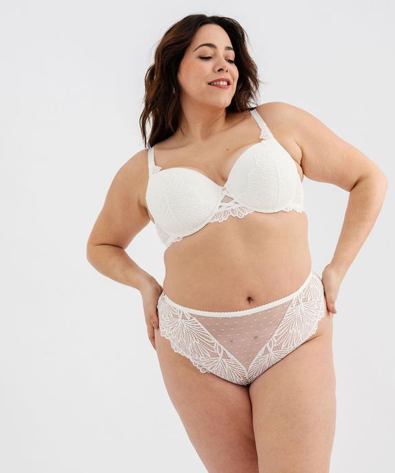 Soutien-gorge emboitant à coques fines femme grande taille vue6 - GEMO(HOMWR FEM) - GEMO