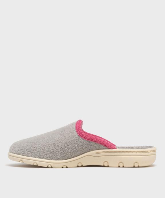 Chaussons mules en éponge femme vue3 - G'FLEX GEMO FOR GOOD - GEMO