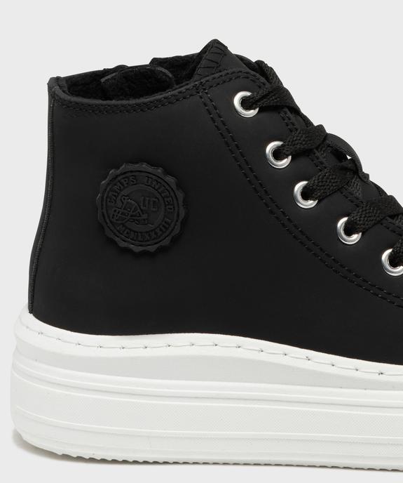 Baskets montantes esprit campus avec doublure chaude femme - Camps United vue6 - CAMPS - GEMO