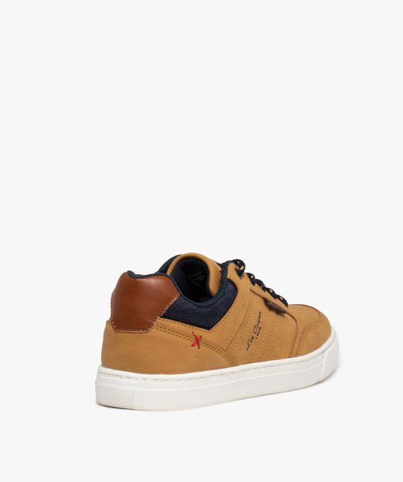 Baskets garçon à lacets bicolores et col denim – Lee Cooper vue4 - LEE COOPER - GEMO