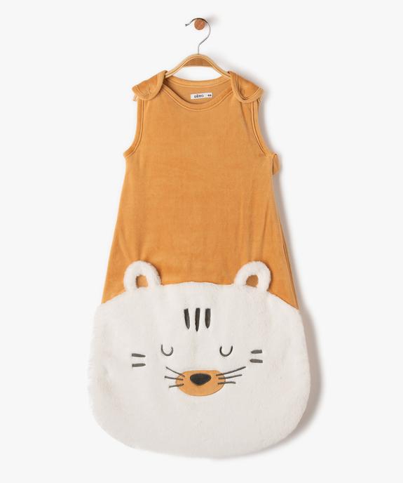 Gigoteuse hiver en velours avec motif ours TOG 2,5 vue1 - GEMO 4G BEBE - GEMO