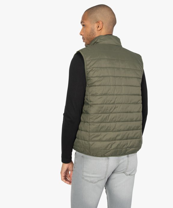 Doudoune homme sans manches avec col montant vue3 - GEMO 4G HOMME - GEMO