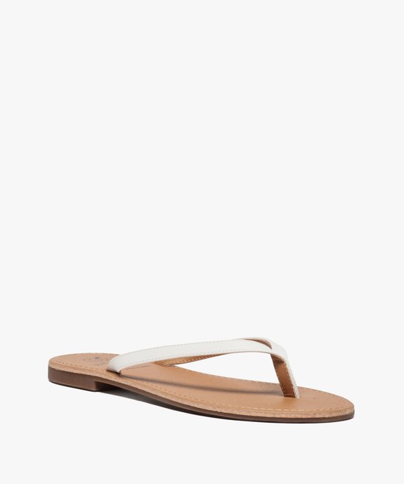 Tongs femme à petit talon plat et lanières fines - Valentina Baldano vue2 - VALENTINA BALDA - GEMO