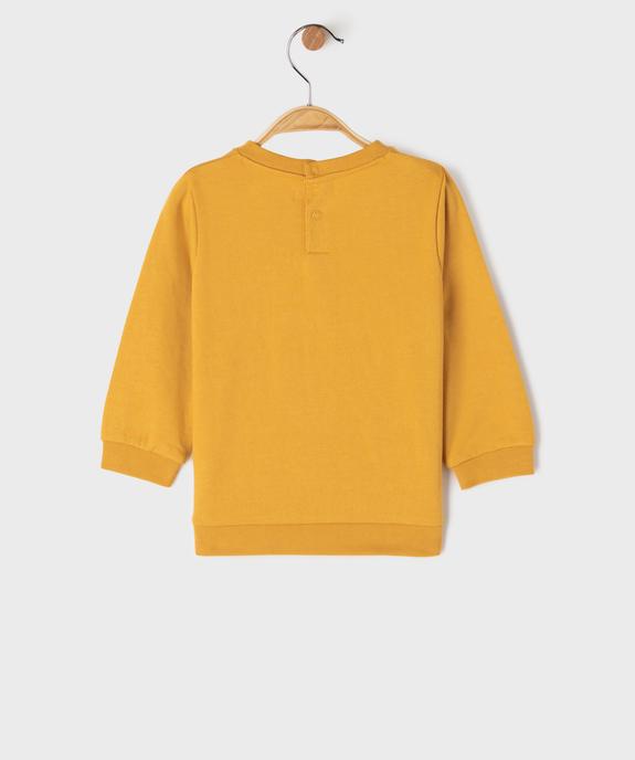 Sweat léger avec motif poitrine bébé garçon vue3 - GEMO(BEBE DEBT) - GEMO