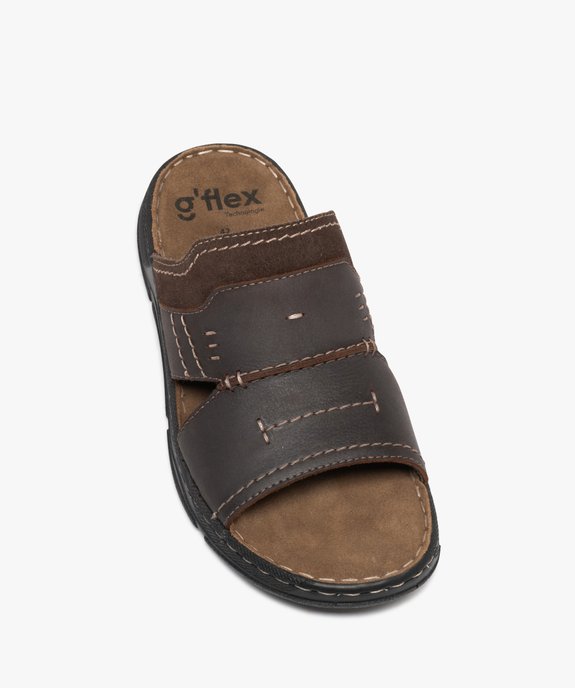 Mules confort à large bride homme vue5 - G'FLEX - GEMO