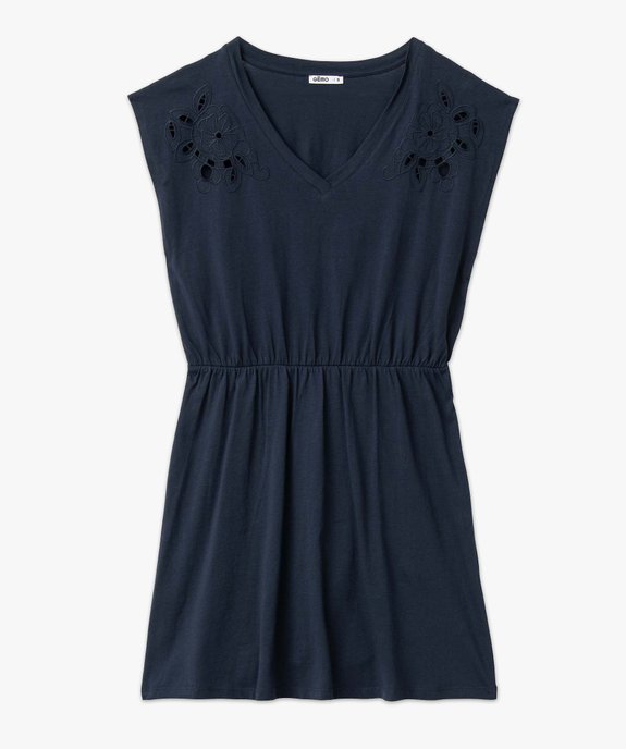 Robe courte sans manches en maille femme vue4 - GEMO(FEMME PAP) - GEMO